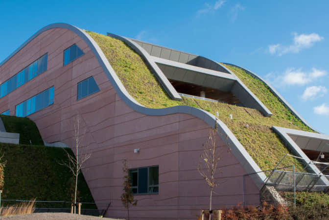 公共空间景观提升医院屋顶绿化
