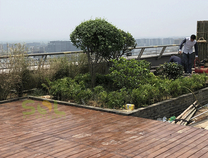 屋顶花园的安装流程